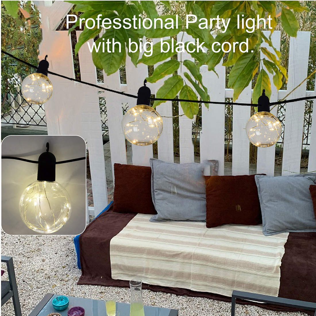 Professional Party light with transparent ball(8cm)