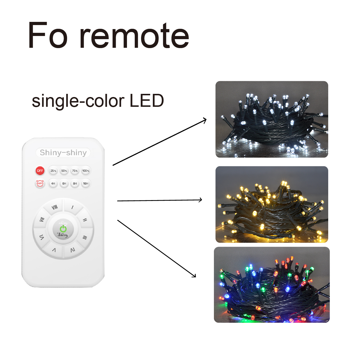 200L single color LED fairy light with APP( FO remote-shiny shiny)