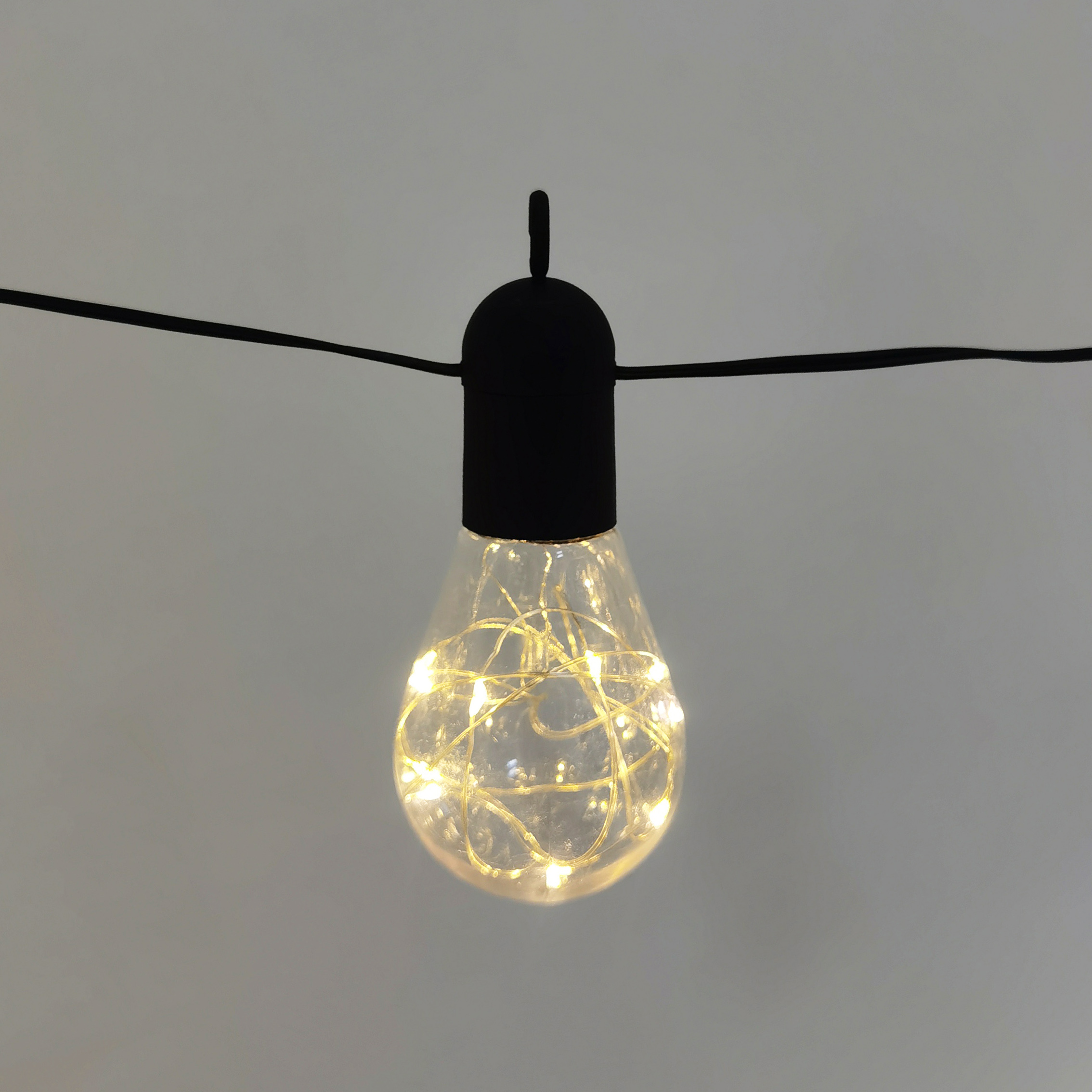 10L economic Party light with transparent S14 bulb(4.9*9.3CM)