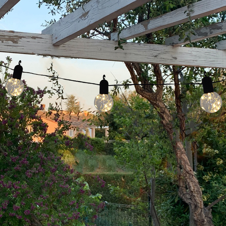 What is the appropriate spacing for landscape tree lights?