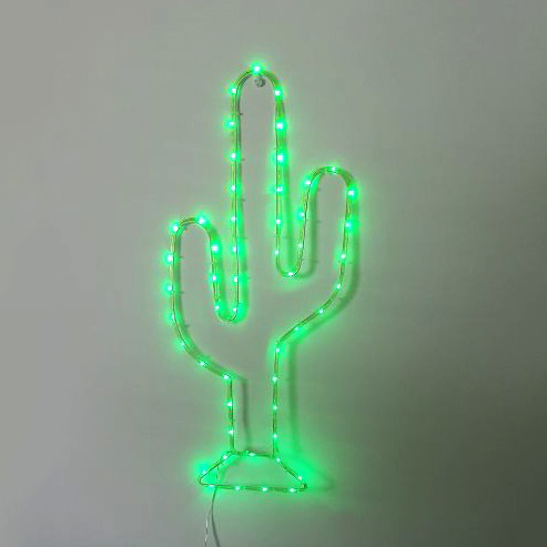 neon light with Cactus shape (31X70cm)